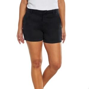 Banana Republic black chino shorts size 14